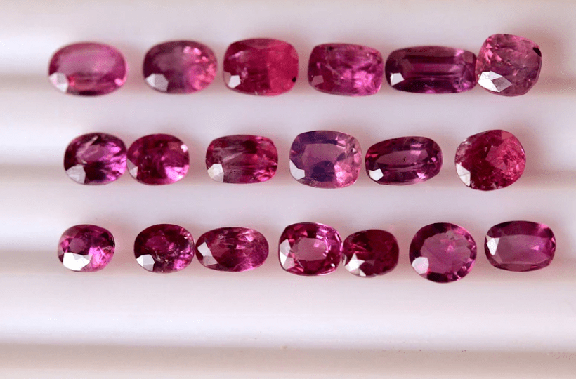 Cushions Pink Kashmir Sapphires Precious Loose Stones