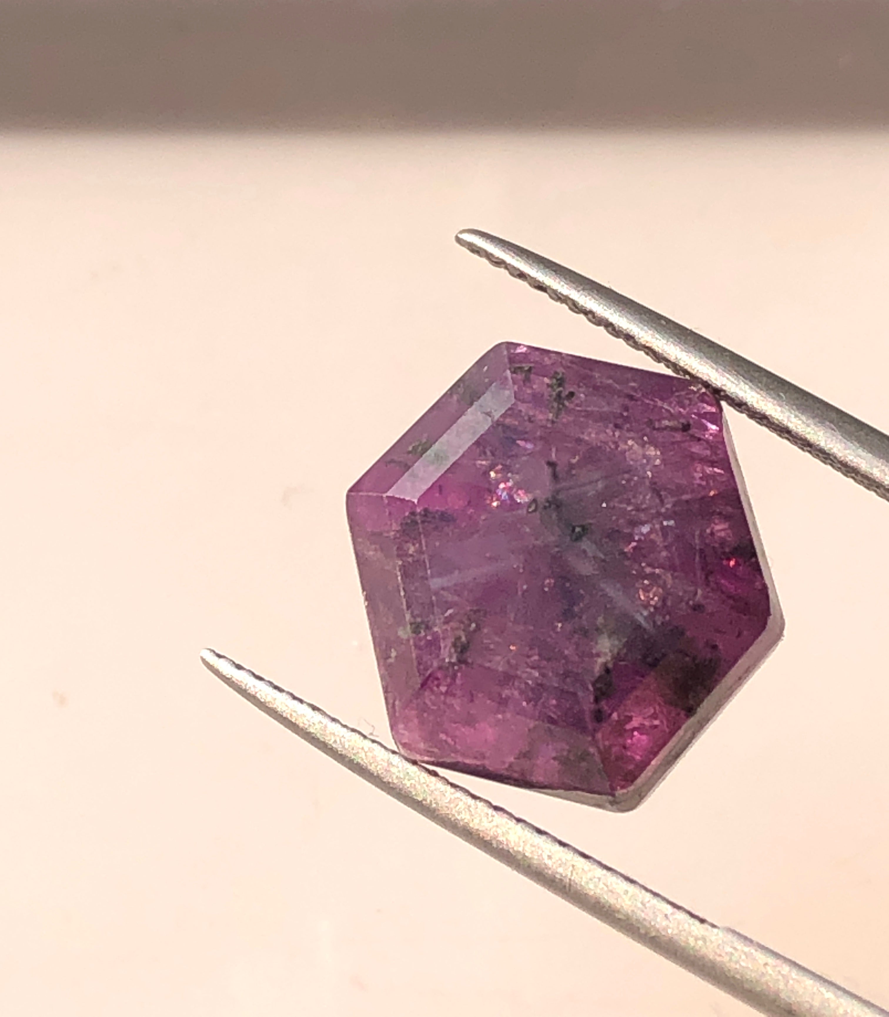 Trapiche six-ray star pattern Batakundi sapphire