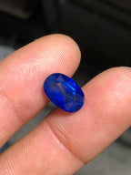 oval cut loose sapphire