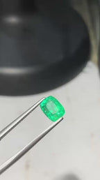 2 Carats Octagonal Natural Panjshir Emerald Gemstone