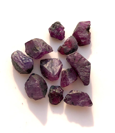 Facet grade rough Kashmir Sapphires